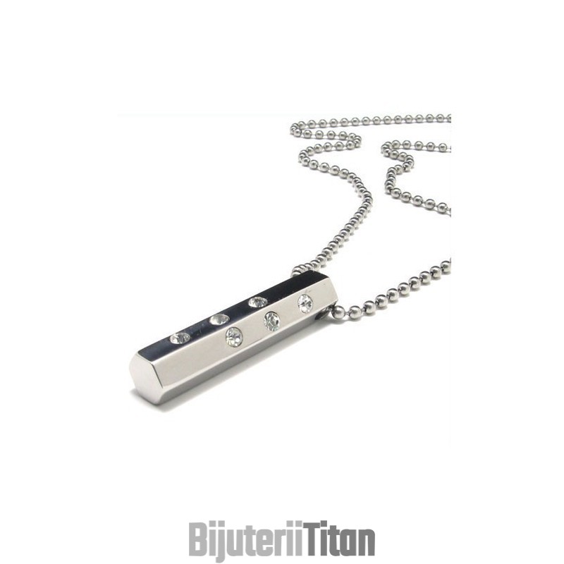 Colier Cu Pandantiv Din Titan Și Diamant, Cadou La Modă Pentru Bărbați Colier Cu Pandantiv Din Titan Și Diamant, Cadou La Modă Pentru Bărbați