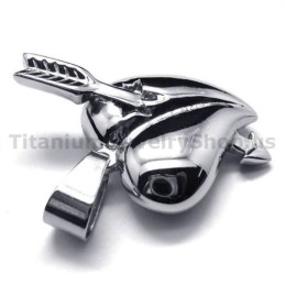 Pandantiv Din Titan Cu Săgețile Lui Cupidon - Lanț Gratuit