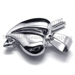 Pandantiv Din Titan Cu Săgețile Lui Cupidon - Lanț Gratuit