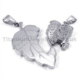 Pandantive Din Titan Love You Pentru Iubitori, Cu Lanțuri Fără Diamante