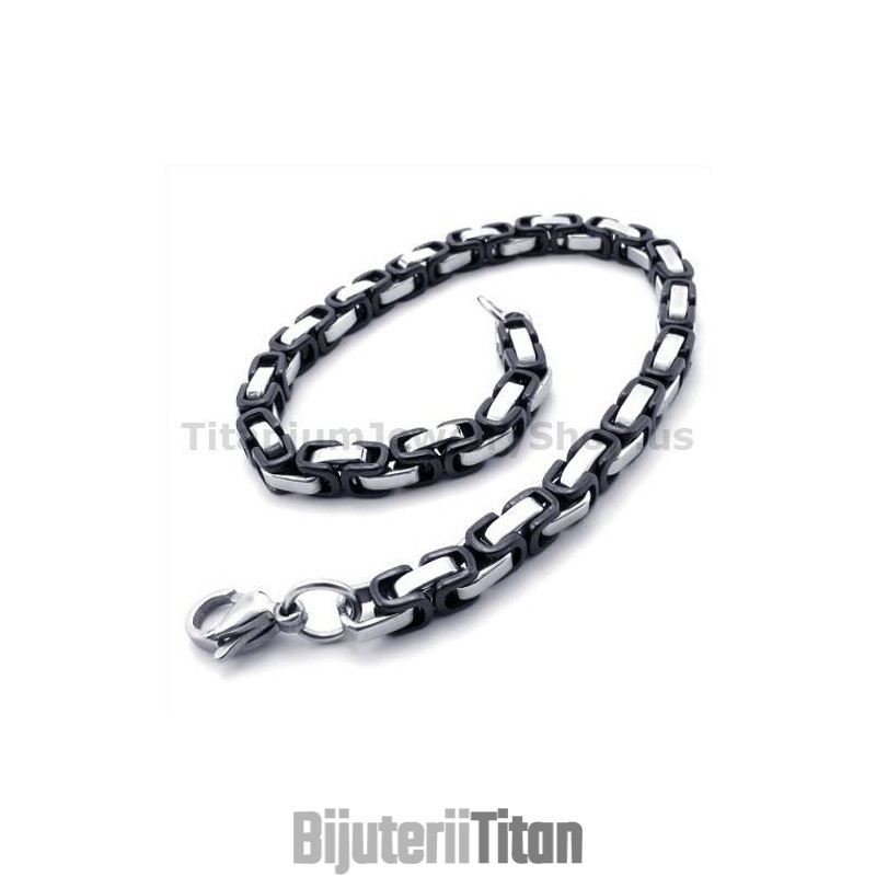 Brățară Bărbătească Din Titan Negru Brățară Bărbătească Din Titan Negru