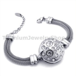 Brățară De Titan Pentru Femei Cu Diamante