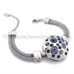 Brățară De Titan Pentru Femei Cu Diamante