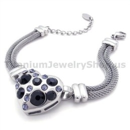 Brățară De Titan Pentru Femei Cu Diamante