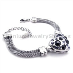 Brățară De Titan Pentru Femei Cu Diamante