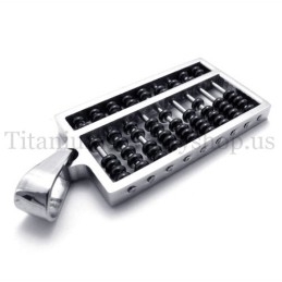 Pandantiv Din Titan Abacus Negru