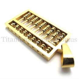 Pandantiv Din Titan Abacus De Aur