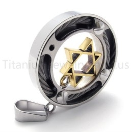 Pandantiv Hexagram Din Titan Nou