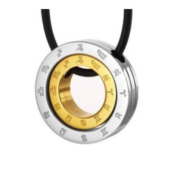 Pandantiv Și Colier Din Titan Pur Cu Semne Zodiacale