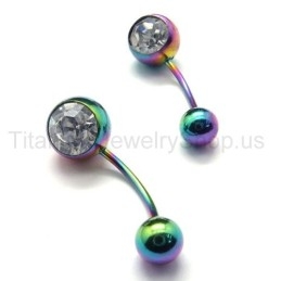 Cercei Mini Color Din Titan Cu Diamante Încrustate