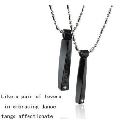 Pandantiv Din Titan Pur Pentru Cupluri Îndrăgostiți, Tango Afectuos