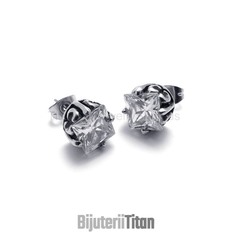 Cercei Retro Bud Din Titan