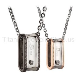 Pandantive Love Titanium Lovers