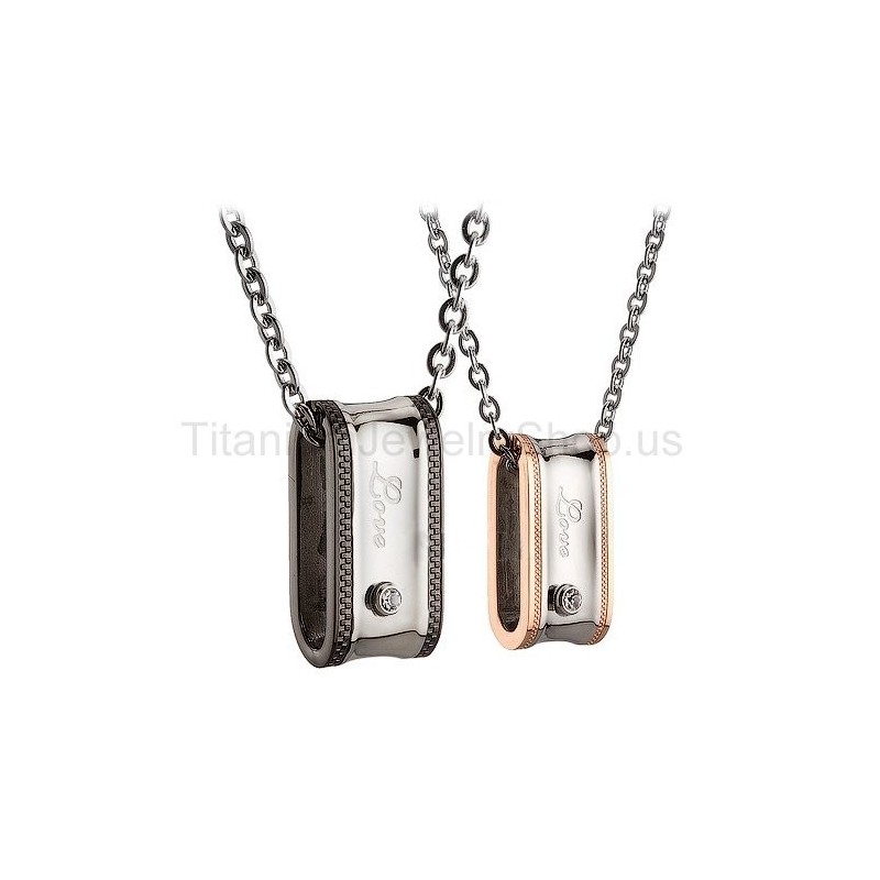 Pandantive Love Titanium Lovers Pandantive Love Titanium Lovers