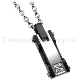 Pandantiv Din Titan Negru
