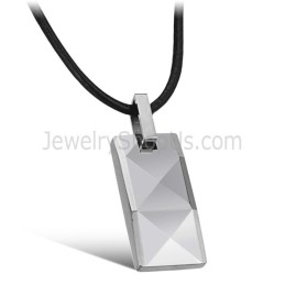 Pandantiv Din Argint Tungsten Cu Design Complex Multifațetat C630