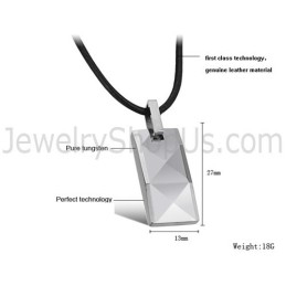 Pandantiv Din Argint Tungsten Cu Design Complex Multifațetat C630