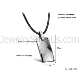 Pandantiv Din Argint Tungsten, Foarte Lustruit, C632
