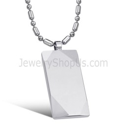 Pandantiv Dreptunghiular Din Argint Tungsten C638