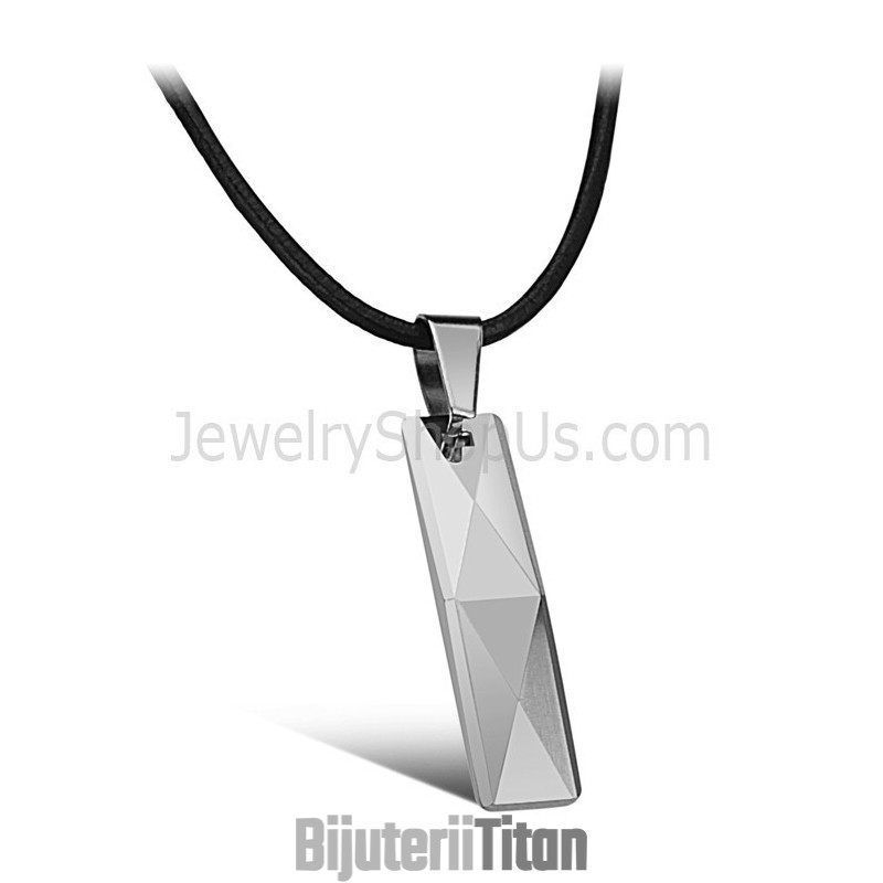 Pandantiv Din Argint Tungsten Cu Design Complex Multifațetat C629