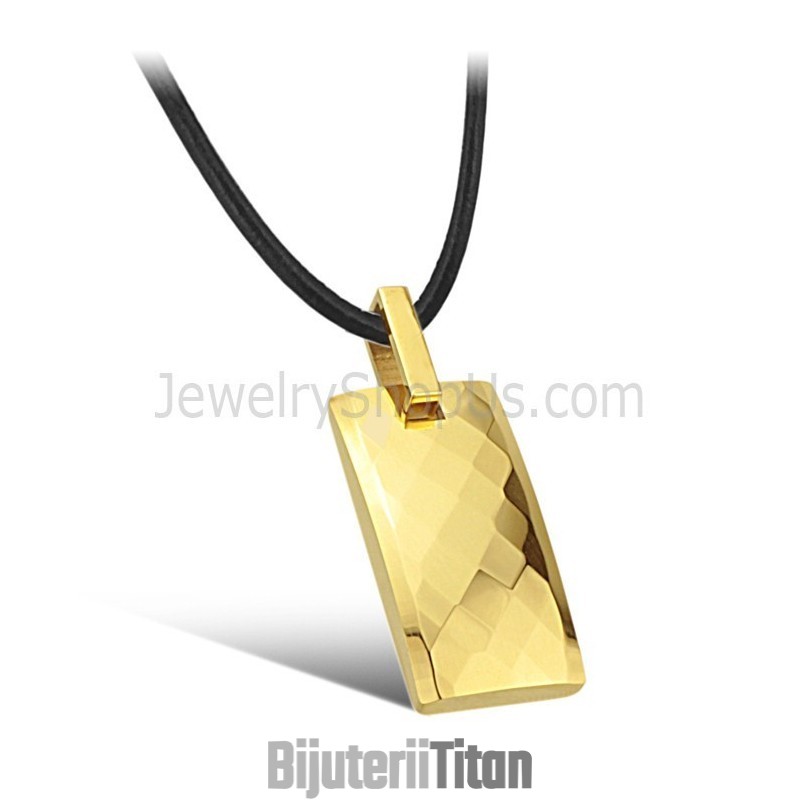 Pandantiv Cu Design Complex Multifațetat Din Aur Tungsten C632