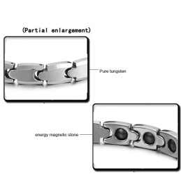 Brățară Magnetică De Sănătate Cu Energie Din Tungsten, Cu Lustruire Înaltă, C945