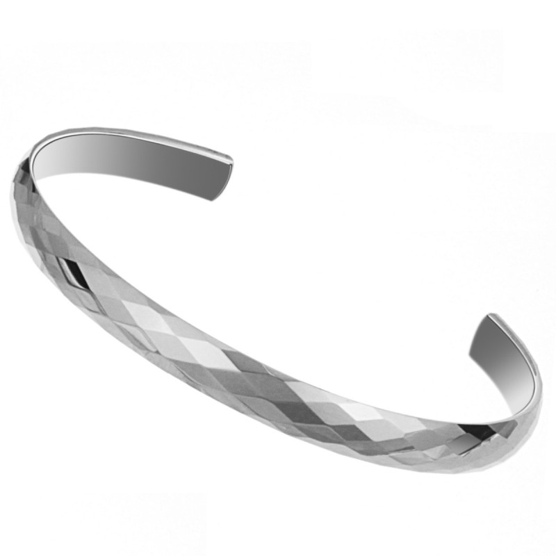 Brățară Din Argint Tungsten, Foarte Lustruită, C897 Brățară Din Argint Tungsten, Foarte Lustruită, C897