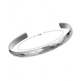 Brățară Din Argint Tungsten, Foarte Lustruită, C897