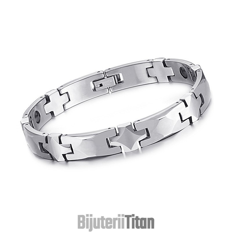 Brățară Din Tungsten Cu Lustruire Înaltă Și Piatră Magnetică Energetică C938 Brățară Din Tungsten Cu Lustruire Înaltă Și Piatră Magnetică Energetică C938