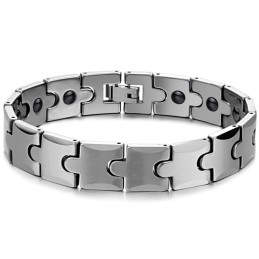Brățară Magnetică Cu Energie Și Sănătate Din Tungsten Și Grâu C440