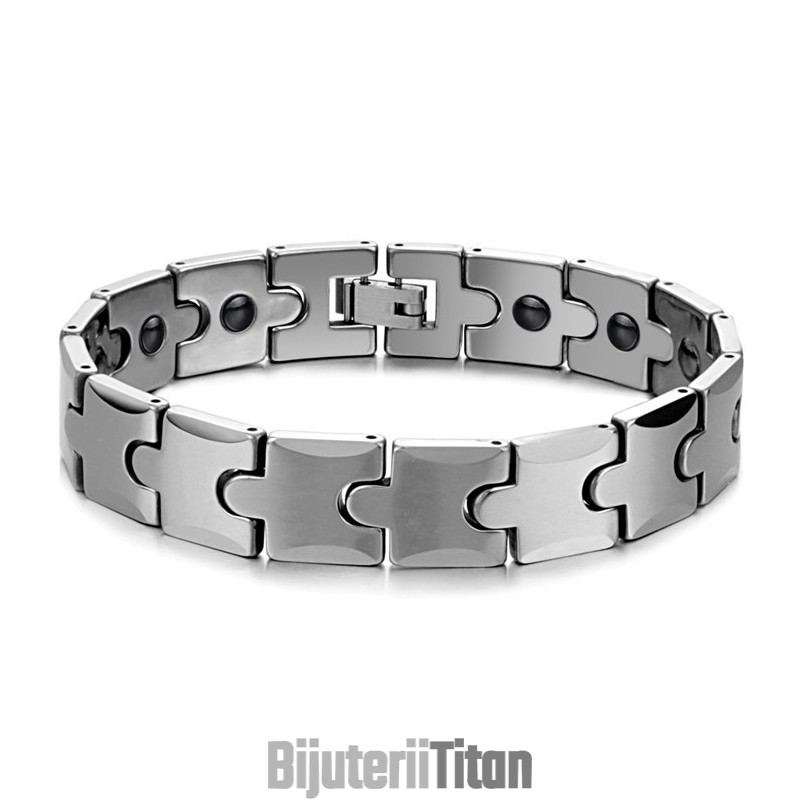 Brățară Magnetică Cu Energie Și Sănătate Din Tungsten Și Grâu C440