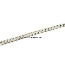 Brățară Din Argint Și Tungsten Placată Cu Aur De 18K C933