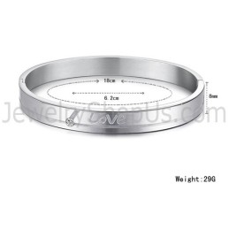 Brățări Tatanium „Love” Pentru Cupluri Cu Pietre C874