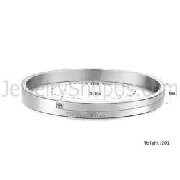 Brățară Tatanium „Endless Love” Pentru Cupluri Cu Pietre C870