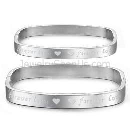 Brățări De Cuplu Pătrate Tatanium „Foreverlove” C865
