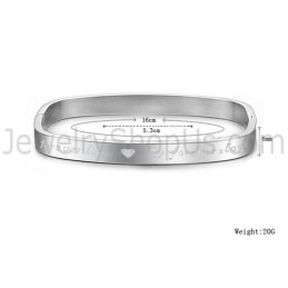 Brățări De Cuplu Pătrate Tatanium „Foreverlove” C865