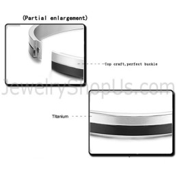 Brățări Tatanium Negre Și Cuplu C822