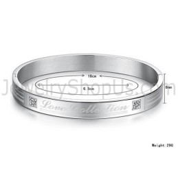 Brățări Tatanium „Colecția Love” Pentru Cupluri Cu Pietre C849