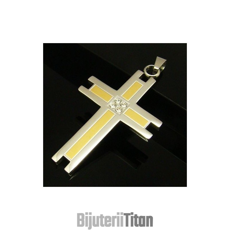 Pandantiv Cool Man Cross Din Titan Pur, Cadou