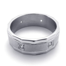 Inel De Titan Cu Diamant