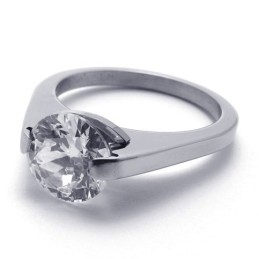 Inel De Titan Cu Diamant