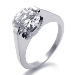 Inel De Titan Cu Diamant