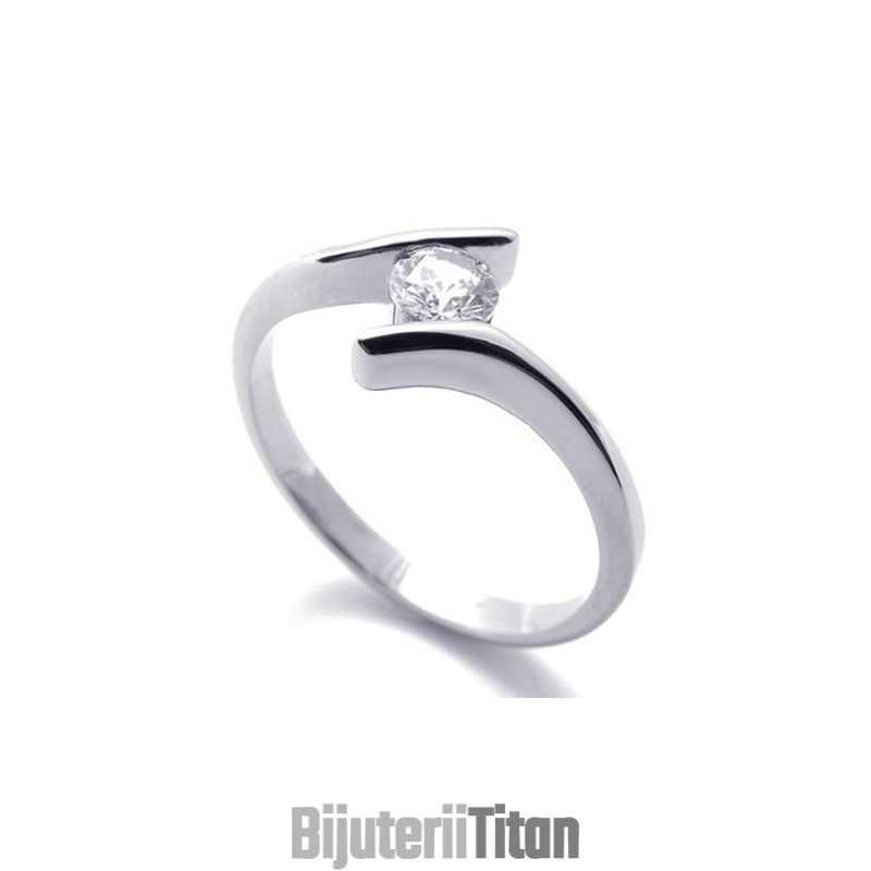 Inel De Titan Cu Diamant Pentru Femei Inel De Titan Cu Diamant Pentru Femei
