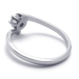 Inel De Titan Cu Diamant Pentru Femei