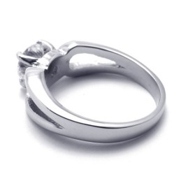 Inel De Titan Cu Diamant Pentru Femei