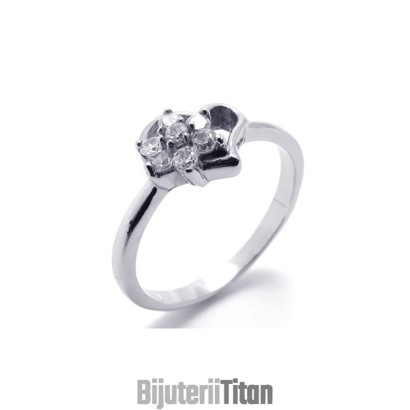 Inel De Titan Cu Diamant