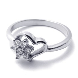 Inel De Titan Cu Diamant
