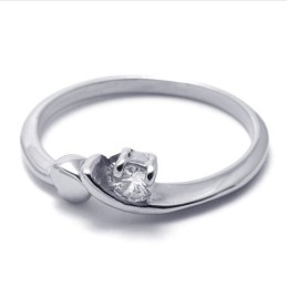 Inel De Titan Cu Diamant