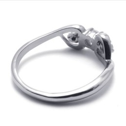 Inel De Titan Cu Diamant Pentru Femei