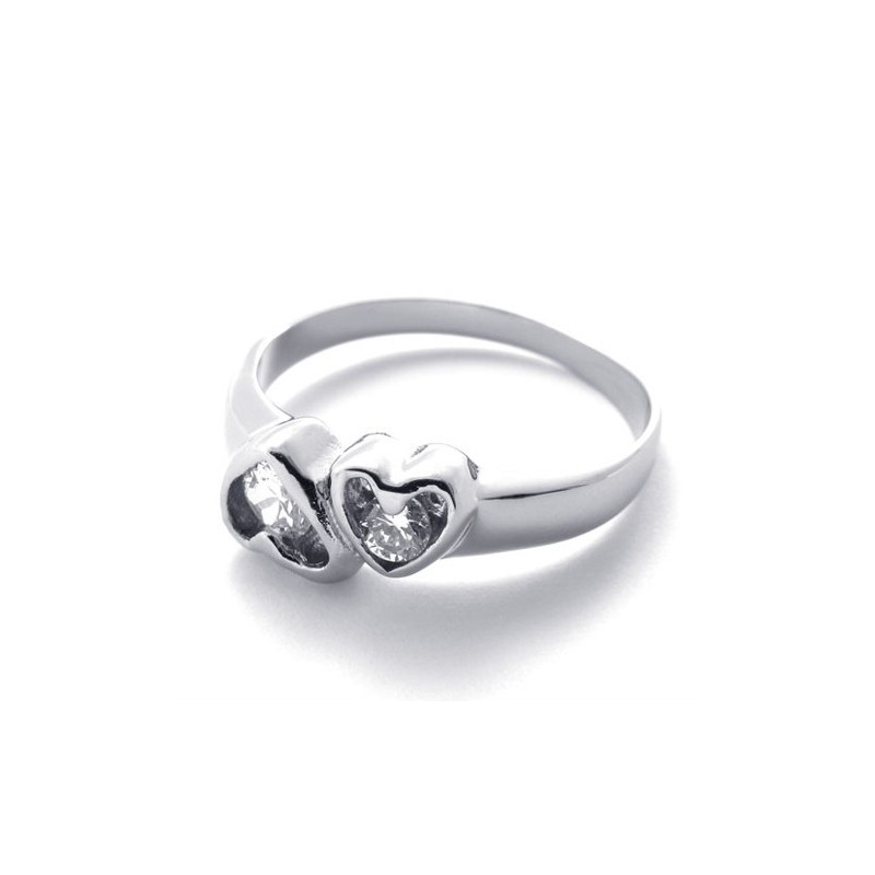 Inel De Titan Cu Diamant Pentru Femei